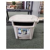 Suncast flip top Hideaway hose reel box, will