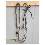 Horse/draft horse headstall, bit and reins