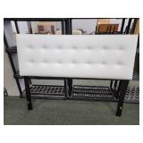 Modern Modway inc. White upholstered vinyl full