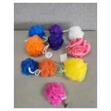 10 new bath/shower loofahs sponges
