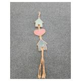 Custom-made wooden home sweet home hanging decor