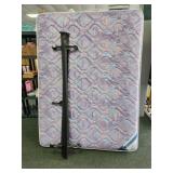 Queen steel bed frame w/ FREE Restonic