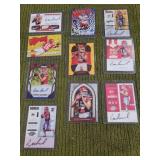 10 PATRICK MAHOMES II FOOTBALL CARDS (REPRINTS)