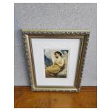 Decorative framed Winged Figure, 1889 by Abbott