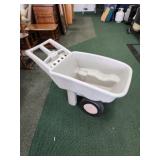 RUBBERMAID PLASTIC 2-WHEEL GARDEN LAWN CART