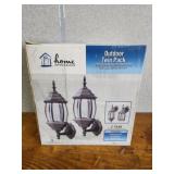 NEW Home Impressions outdoor twin pack light