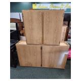 3 wall mount garage/pole barn storage cabinets