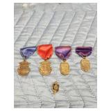 Five vintage Michigan school band/ musical