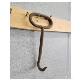 Vintage steel meat / hay hook