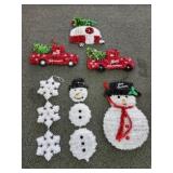 Assorted Garland hanging Christmas decor