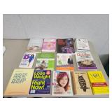Assorted health and body related books