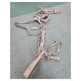 Old leather draft horse setup