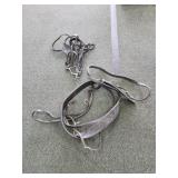 Modern vinyl draft horse chest pad & head stall