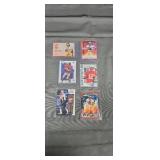 6 TOM BRADY FOOTBALL CARDS  (REPRINTS)