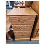 Modern pressboard 3-drawer nightstand/ end table,