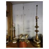 Assorted vintage lamps and wall sconce light Assorted vintage lamps and wall sconce light