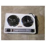 Vintage Hurry Hot 2-burner electric range Vintage Hurry Hot 2-burner electric range