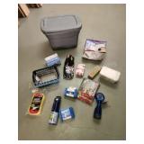 Sterilite 10 gallon storage coat with assorted Sterilite 10 gallon storage coat with assorted