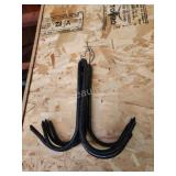 5 steel double hooks 5 steel double hooks