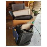 Huge assortment miscellaneous storage tote lids, Huge assortment miscellaneous storage tote lids,