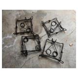 4 large conibear animal traps 4 large conibear animal traps