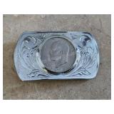 1974 Liberty half dollar coin belt buckle 1974 Liberty half dollar coin belt buckle