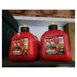 2 brand new Blitz 1.25 gallon plastic gas cans 2 brand new Blitz 1.25 gallon plastic gas cans