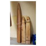 18 assorted custom made fur stretching boards 18 assorted custom made fur stretching boards