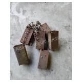 6 D.P. Trap Co. Coon traps 6 D.P. Trap Co. Coon traps