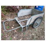 Metal frame 2-wheel Garden utility cart Metal frame 2-wheel Garden utility cart