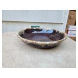 Vintage Roseville Pottery Co 14 inch Brown drip Vintage Roseville Pottery Co 14 inch Brown drip