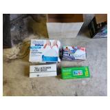 Assorted trash bags and storage bags Assorted trash bags and storage bags