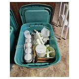 Sterilite 18 gallon storage coat with assorted Sterilite 18 gallon storage coat with assorted