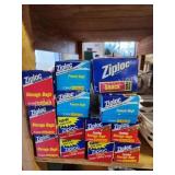 Assorted Ziploc storage bags, unopened Assorted Ziploc storage bags, unopened