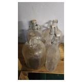 5 vintage glass jugs and bottles 5 vintage glass jugs and bottles