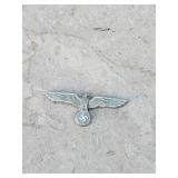 Vintage German Army cap eagle pin Vintage German Army cap eagle pin