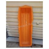 Vintage Paris Expedition plastic 5 ft snow sled Vintage Paris Expedition plastic 5 ft snow sled