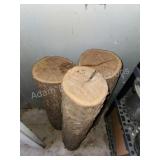 3 pine dried logs, ideal for wood projects 3 pine dried logs, ideal for wood projects
