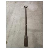 Heavy duty steel 54-in ice spud Heavy duty steel 54-in ice spud