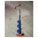 Modern manual ice fishing auger Modern manual ice fishing auger