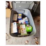 Sterilite 10 gallon storage coat with assorted Sterilite 10 gallon storage coat with assorted