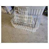 Assorted wire storage baskets Assorted wire storage baskets