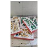 Assorted Christmas glass bulbs and ornaments Assorted Christmas glass bulbs and ornaments