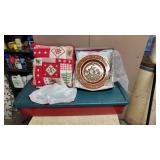 Sterile Christmas storage tote with assorted Sterile Christmas storage tote with assorted
