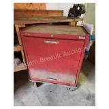 Vintage Kennedy 6-drawer rolling tool chest with Vintage Kennedy 6-drawer rolling tool chest with