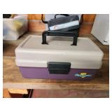 Flambeau Outdoors plastic tackle tool box with Flambeau Outdoors plastic tackle tool box with