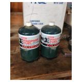 2 Coleman propane fuel tanks 2 Coleman propane fuel tanks