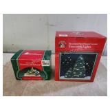 2 Christmas Village Christmas tree accessories 2 Christmas Village Christmas tree accessories