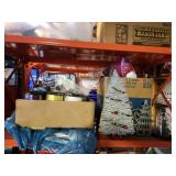 Large variety Christmas decor - candles, ribbon, Large variety Christmas decor - candles, ribbon,