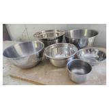 6 stainless steel mixing bowls 6 stainless steel mixing bowls